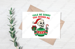 Funny Christmas Skeleton PNG Product Image 3