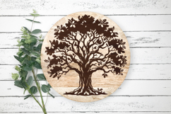 Bur Oak Tree SVG Cut File Product Image 3
