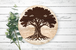 Mighty Oak Tree SVG Cut File Product Image 3