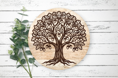Woodland Acorn Oak Tree SVG Design Product Image 3