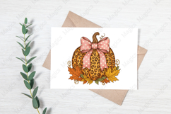 Leopard Pumpkin Fall Halloween PNG Product Image 3