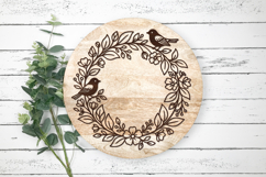Botanical Bird Frame SVG Product Image 3