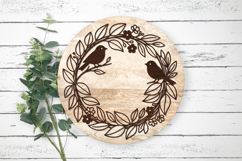 Nature Round Wall Art Laser Cut Product Image 3