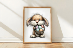 Adorable Easter Bunny Clipart Product Image 3