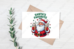 Christmas Santa's Favorite Coffee Png Product Image 3