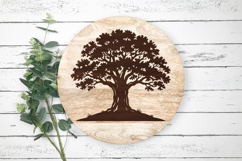 Mature Forest Oak Tree Cricut SVG Product Image 3