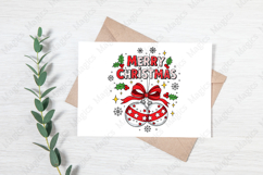Merry Christmas Cherries Xmas Bow PNG Product Image 3