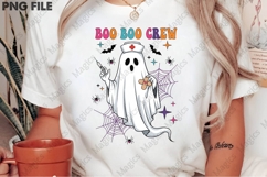Boo Boo Crew Nurse Halloween PNG Product Image 1