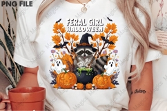 Feral Girl Halloween Png Product Image 1