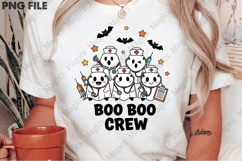 Boo Boo Crew Nurse Halloween PNG Product Image 1