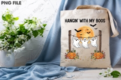 Ghost Hangin’ with My Boos Halloween Png Product Image 2