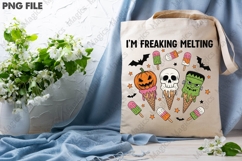Freaking Melting Funny Halloween PNG Product Image 2