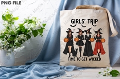 Salem Girls Trip,Vintage Halloween PNG Product Image 2
