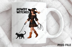 Howdy Witches,Vintage Halloween PNG Product Image 3