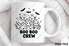 Boo Boo Crew Nurse Halloween PNG Product Image 3