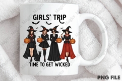Salem Girls Trip,Vintage Halloween PNG Product Image 3