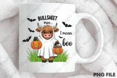 Funny Cow Halloween PNG Product Image 3