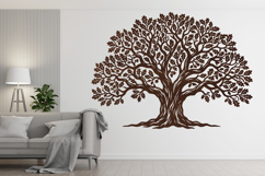 Heritage Oak Tree Laser Cut SVG Design Product Image 4