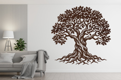 Majestic Ancient Oak Tree SVG Product Image 4
