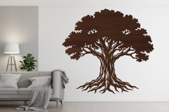 Mighty Oak Tree SVG Cut File Product Image 4