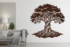 Fantasy Twisted Tree Silhouette SVG Product Image 4