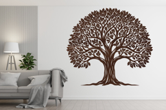 Mature Park Oak Tree SVG Product Image 4