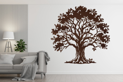Bur Oak Tree SVG Cut File Product Image 4