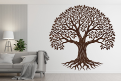 Majestic Oak Tree Silhouette SVG Product Image 4