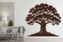 Mature Forest Oak Tree Cricut SVG Product Image 4