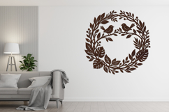 Tropical Bird Wreath SVG Product Image 4