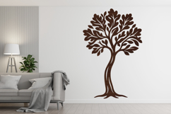 Simple Oak Tree Laser Cut SVG Product Image 4