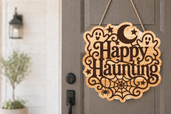 Happy Haunting Halloween SVG Sign Product Image 4