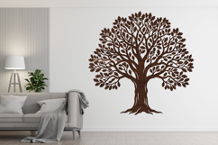 English Oak Tree SVG Laser Cut File Product Image 4