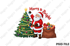 Christmas PNG Sublimation Design Bundle, Retro Christmas PNG Product Image 3