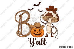 Western Halloween &#039;Boo Y&#039;all&#039; Sublimation Product Image 1