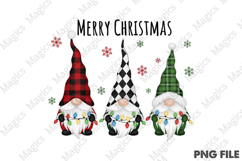 Christmas Merry Christmas Gnome PNG Product Image 1