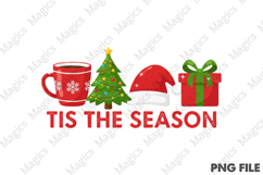Tis the Season Png, Christmas Png Product Image 1