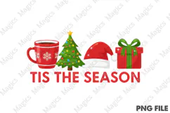 Tis the Season Png, Christmas Png Product Image 1
