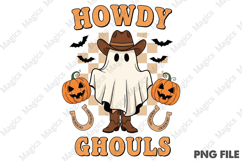Retro Western Halloween Sublimation Bundle Product Image 9