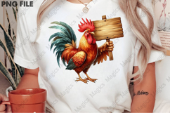 Proud Rooster Message PNG, Birthday Sublimation Design Product Image 2