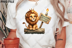 Lion Birthday T-Shirt Art, Birthday Sublimation Design Product Image 2