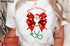 Retro Christmas Nurse Santa Coquette Png Product Image 2