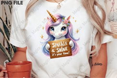 Unicorn Magic Sublimation, Birthday Sublimation Design Product Image 2
