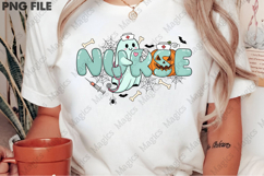 Cute and Spooky Nurse-Themed Halloween Design Product Image 2