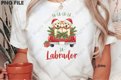 Joyful &#039;LABRADOR HOLIDAYS&#039; design, Christmas Dog Puns Png Product Image 2