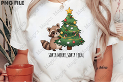 Sorta Merry Sorta Feral Png, Funny PNG Product Image 2