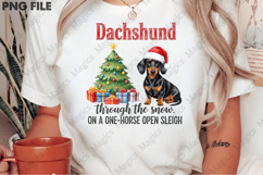 Weenie Dog Christmas Graphic, Christmas Dog Puns Sublimation Product Image 2