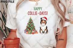 Cozy 'Golden Christmas' Design, Christmas Dog Puns Png Product Image 2