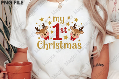 My First Christmas, Girly Christmas Png Product Image 2
