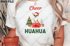 Santa's Little Chihuahua Design, Christmas Dog Puns Png Product Image 2
